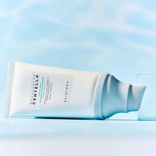 Dispensing the lightweight SKIN1004 sun serum