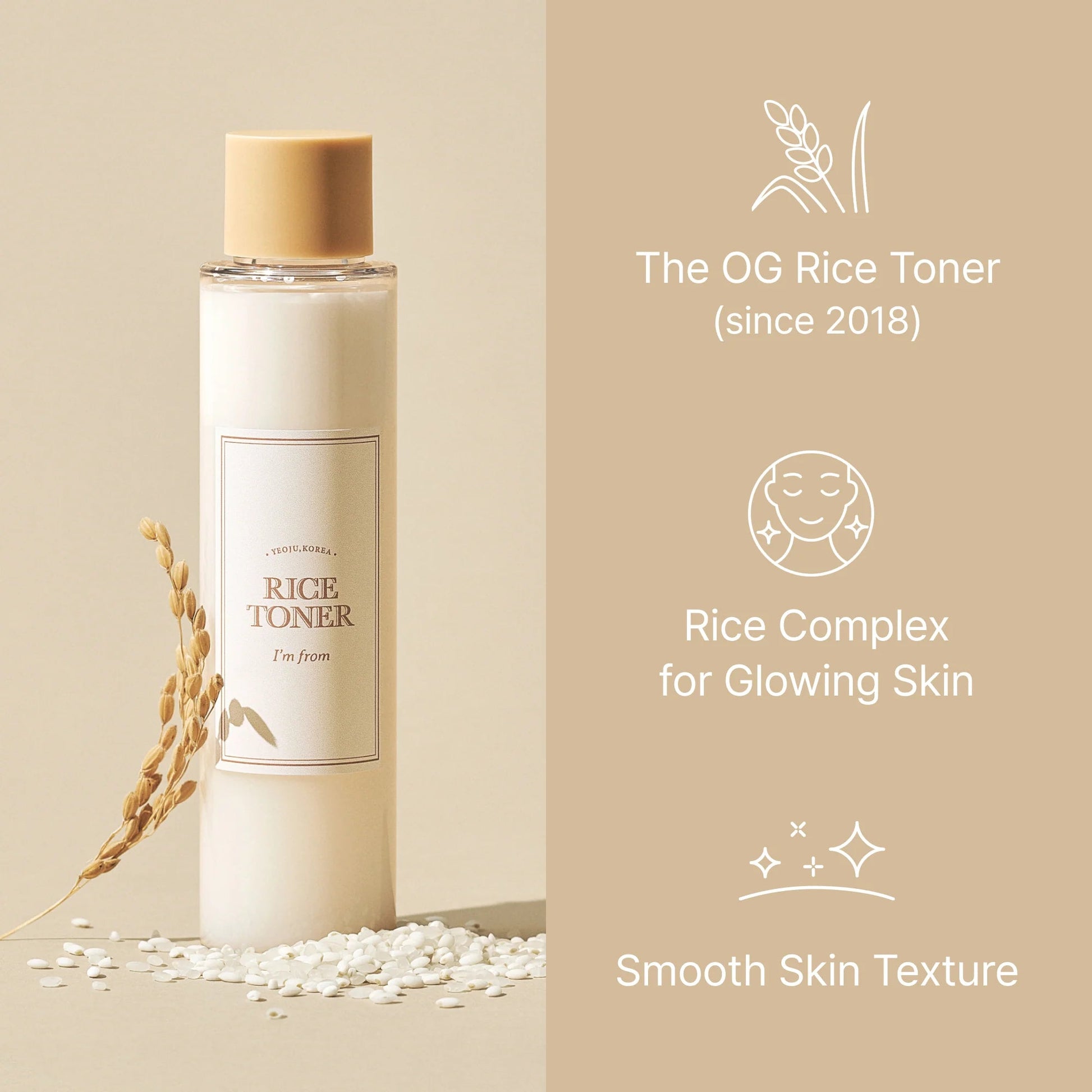 RICE TONER 150ML I'M FROM